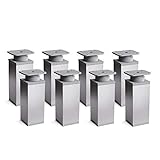 tubo aluminio cuadrado leroy merlin Material: aluminio Patas para muebles, 8 piezas, altura regulable  Perfil cuadrado: 40 x 40 mm  Sossai MFV1-AL  Diseño: Alu  Altura: 120mm (+20mm)  Tornillos incluidos