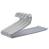 RUTSCHFEST: Die Beschichtung aus PVC-Kunststoff verhindert das Abrutschen der Hosen; zudem schützt sie die Kleidungsstücke von empfindlichen Stoffen vor Kniffen oder Falten