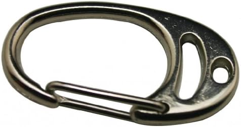 Amanaote Metal Silvery 1.3 Inches C Buckle Clip Lobster Clasps Buckle Connection Buckle Hook For the Handbag Or Luggage Accessories(Pack Of 25)