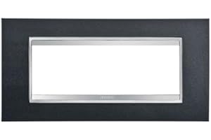 Gewiss GW16206VA Chorus Lux Placca, 6 Posti, Ardesia