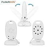 FLOUREON VB601 Babyphone 2,4 GHz Wireless Digital Baby Monitor Baby Phone Baby Überwachungskamera 2 Wege Audio 2 Zoll LCD Monitor 8 Schlaflieder Temperaturanzeige Nachtsicht - 8