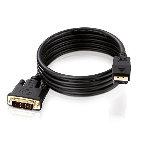 Wentronic DisplayPort Kabel (20 polig Stecker auf DVI 24+1 Stecker) 2 m - 3