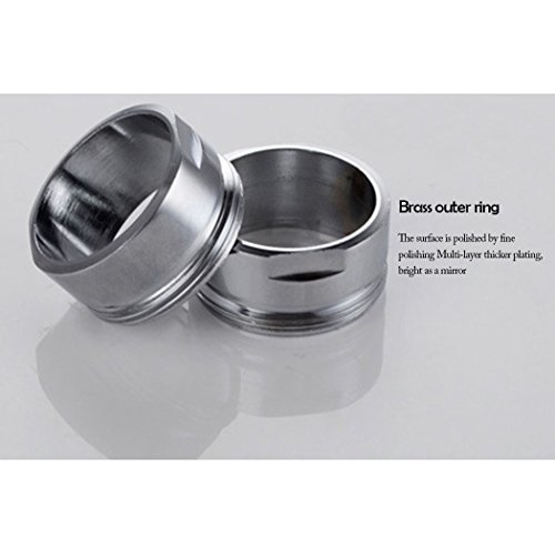 EgoEra® 5 Stück M24 Wasserhahn Filtereinsatz Filter Perlator / Mischdüse Luftsprudler Strahlregler - 3