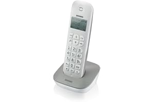 BRONDI, Gala Telefono Cordless, Bianco/Grigio