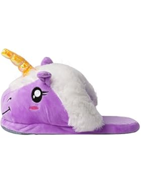 Winter Einhorn Pantoffeln Erwachsene Damen Plüsch Wärme Hausschuhe Unicorn Indoor Startseite Rutschfeste Slipper...