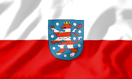 Landesflagge Thüringen Fahne Flagge 150x90 Wetterfest