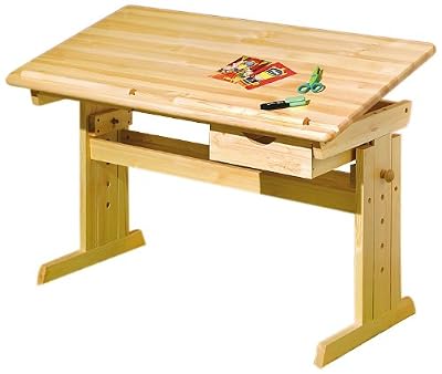 Links 30600020 Julia Bureau Vernis Pin Naturel 55 x 109 x 96 cm