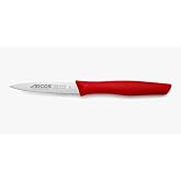 Arcos Nova Series - Peeling Knife - 85 mm Stainless Steel Blade - Red | Polypropylene handle. Nova Series. Colour: red.