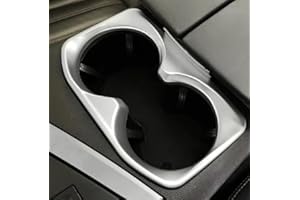 AGZ Marco embellecedor Peugeot 3008/GT 5008/GT, 2017-2024 Cubierta para portavasos, Accesorios cromados para Interior de decoración Posavasos de Acero Inoxidable 2017-2024