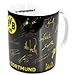 Produktbild BVB Porzellanbecher Unterschriften