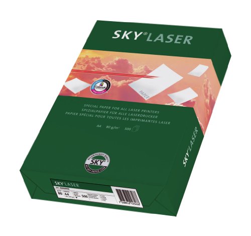 SchneiderSöhne Sky Laser Mate Color Blanco - Papel (Mate, Color Blanco, 80 g/m², 500 Hojas)