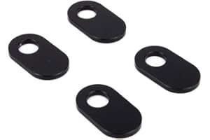 Aharon Motolumino Motorcycle LED Turn Signal Mounting Brackets 4-Pack | Compatible with Triumph, Ducati & Aprilia M8/M10 Thread | Tight Fit in Original Turn Signal Locations | Bike Indicator Lights
