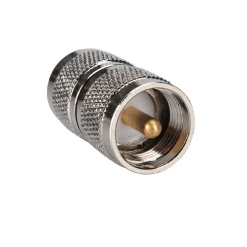 RF coaxial coax adapter UHF male to male PL-259 connector