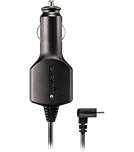 Caricabatteria Da Auto Per Garmin Nüvi E Zumo, Cavo 12/24V Con LED E Protezione, Ricambio Compatibile