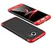 Produktbild Nadoli 360 Grad Ganzkörper 3 in 1 Ultra Dünner Stoßfest PC Hybrid Harte Abdeckung Schutzhülle Hülle Etui Cover für Samsung Galaxy S7 Edge,Rot Schwarz