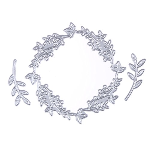 Amazingdeal365 Blumenring Form Schablonen Schneiden DIY Dekor Sammelalbum Karten Buchzeichen Lesezeichen als Geschenk für Freunde Geburtstag Kinder,Kindergarten Hobby Schule Handarbeit Unterricht usw. Ein tolles Geschenk!