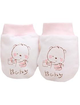 2 Paar Baby Handschuhe Soft Neugeboren Anti Scratch Fäustlinge