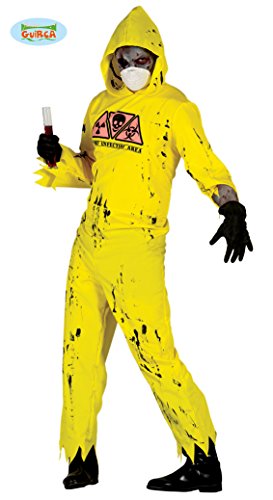 FIESTAS GUIRCA S.L. Costume Zombie RADIOATTIVO Taglia M