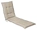 Produktbild Auflage Polster für Liegestuhl und Garten-Liege extra lang und extra dick verarbeitet "Madison Sand"