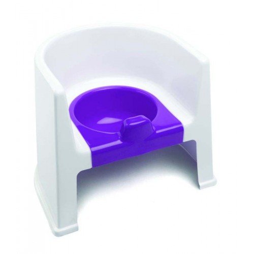Neat Nursery Potty Chair (White/Plum)