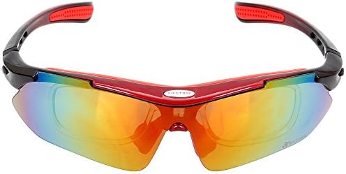 Ski Glasses Sunglasses Polarized UV Protection Riding Glasses Polarized Light 5-piece Myopic Mountain Bike Glasses Anti-Wind Sand Outdoor Sports Mirror