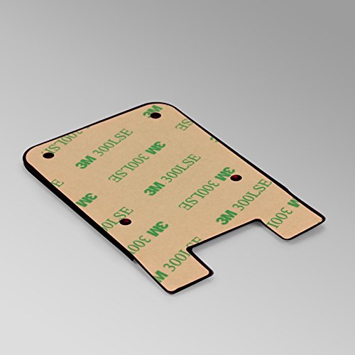 URCOVER Â Cover Porta Tessere Adesiva Universale | Custodia Carte di Credito TPU in Nero | Retro Portafoglio Accessori Smartphone Cellulare