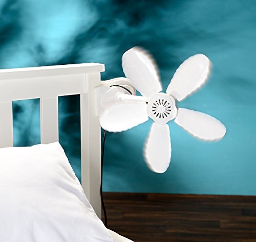 Sichler Haushaltsgeräte Tisch-Ventilator VT-131.C mit Befestigungs-Clip, 11 W, 34 cm - 3