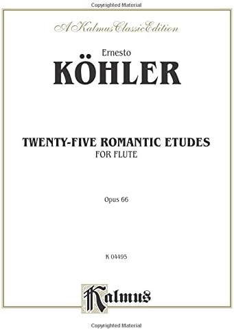 Twenty-five Romantic Etudes, Op. 66 (Kalmus Edition)
