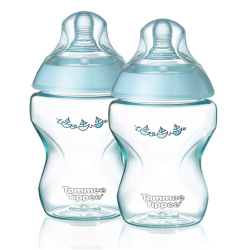 Tommee Tippee Closer to Nature - Decorated Bottles - Blue