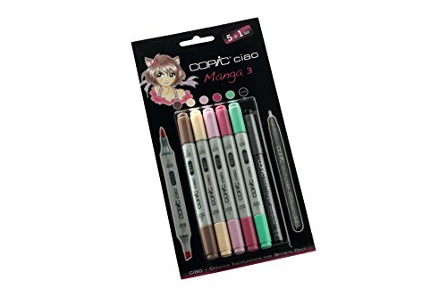 Copic Ciao Manga 3 Multiliner-Marker, 5 Stück