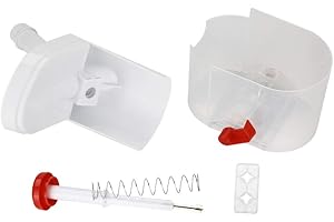 MJKO Strumento per Rimuovere Semi di Uva in Plastica con Contenitore, Gadget per Frutta da Viaggio per la Casa