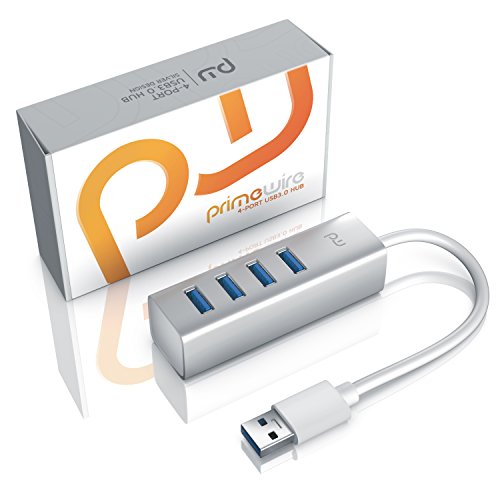 CSL – USB 3.0 Hub | 4 Port Hub Verteiler | bis zu 5 Gbit/s | Plug & Play | Hot Plug | Windows, Linux und Mac | abwärtskompatibel | silber / Alucase - 4