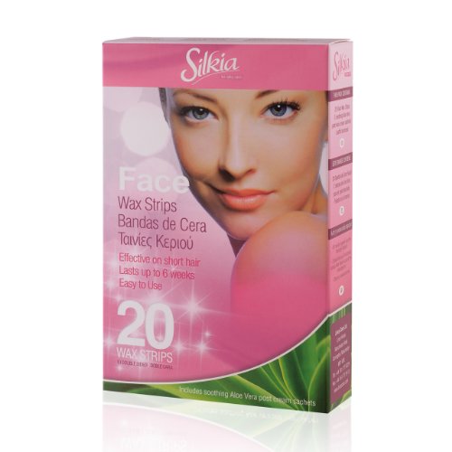 Silkia wax strips facial  10 strips