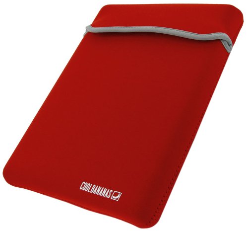 Cool Bananas RainSuit Neopren Netbooktasche, 25,9 cm (10,2 Zoll) schwarz/rot