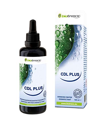 Preisvergleich Produktbild Biotraxx CDL Plus Wasseraufbereiter 100ml Glasflasche mit Pipette und Aktivierungsröhrchen - CDs Qualitätsprodukt aus Deutscher Produktion nach ISO 9001