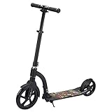 【Sistema de amortiguación】: Las dos ruedas grandes están hechas de material PU. El cojinete de precisión ABEC-7 puede reducir la vibración y hacer que la conducción sea más estable, creando un deslizamiento increíblemente suave, que es muy adecuado para carreteras urbanas / urbanas / suburbanas.