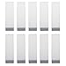TRIXES Pack of 10 Nail Buffer Blocks White for Natural and Acrylic Nails
