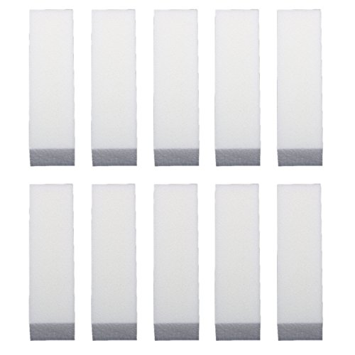 TRIXES Set aus 10 Nail Buffer Blöcken, weiß, für Natur- und Acrylnägel - 3