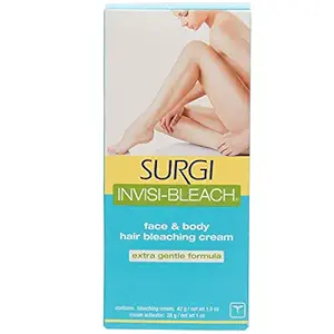 Surgi Invisi Bleach Hair Bleaching Cream For Face And Arms Hair Coloring Products