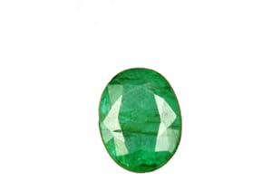 GEMHUB Genuine Green Emerald 7.90 Ct Egl Certified Green Emerald, Shiny Emerald, Oval Shape Green Emerald Loose Gemstone