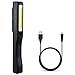 Produktbild Wiederaufladbare LED Arbeitsleuchte Taschenlampe mit Magnetische Clip
