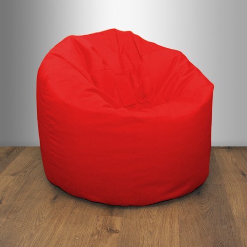 Shopisfy Large Children's & Teen's Water Resistant Fabric Bean Bag, Red
