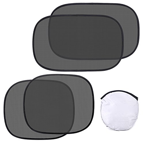 Phyles Parasol de Coche, Ventana lateral del coche Sombrillas Bloqueador solar Bebé Universal Protectores cont