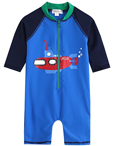 Vaenait Baby 0-24M Infant Boys Longsleeves One piece Swimsuit Baby Submarine S