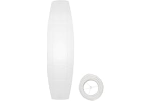 WIYETY Lámpara de pie de papel de 110 cm, pantalla de lámpara: estilo nórdico, cubierta de luz, pantalla de papel, reemplazo de pantalla, pantalla de pie, repuesto para sala de estar, dormitorio