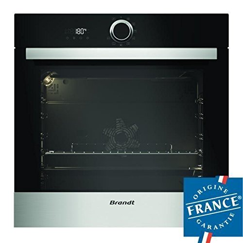 Brandt BXP5560X Four integrable niche largeur 56 cm profondeur 55 cm hauteur 585 cm avec systeme auto nettoyant classe A acier inoxydable