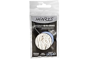 AURICH Henrys A01002-S01 - Yo-Yo Ersatzschnüre 6 Stück, weiß