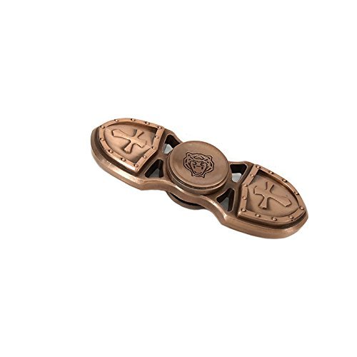 Antique Alloy Fingertip Gyro The Crusader Hand Spinner EDC Toy Finger Spinner Gyro Focus Bearing Toy