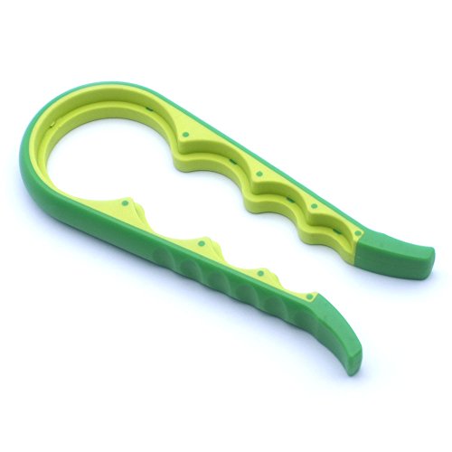 Pazzi Glasöffner und Bier Flaschenöffner Schlüsselbund, Gummisilikon Glas Deckelöffner Gute Griffe Einfache Twist für Ältere Seniors Arthritis, mit Geschenk Klein Tasche Flaschenöffner aus Metall - 7