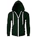 Produktbild Kapuzenpullover Herren,Herren Beiläufig Slim Fit Langarm Reißverschluss Hoodie mit Tasche Outwear Bluse,Binggong Herren Mantel